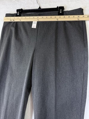 Talbots Dress Pants 16 Gray Womens Side Zip New NWT