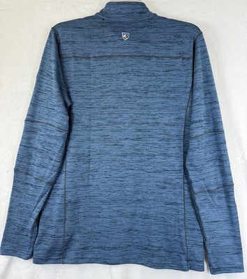 Kuhl Alloy 1/4 Zip Pullover Medium Mens Blue Long Sleeve