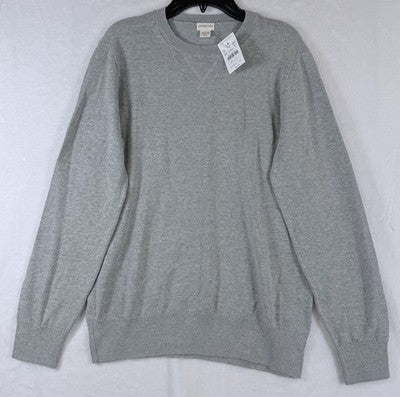 Crewcuts Sweater XL Boys Gray Long Sleeve Crew Neck 100% Cotton New NWT J Crew