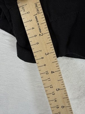 Joie Shorts XL Womens Black High Rise Cotton Linen Pleated