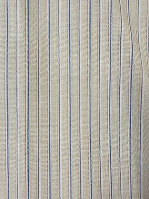 Yves Saint Laurent Shirt Button Up 14.5 32/33 Mens Beige Striped YSL Vintage