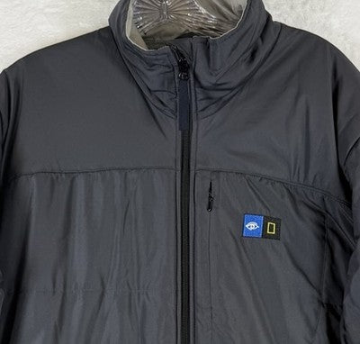 National Geographic Lindblad Expeditions Antarctica Jacket Large Gray Mens