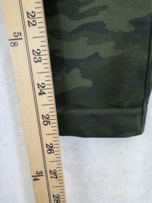 SPANX Leggings Large Look At Me Now High Waisted Green Camo Womens Slimming