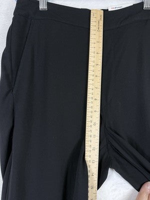 Old Navy Playa Wide Leg Pants Medium Womens Black High Waist New NWT