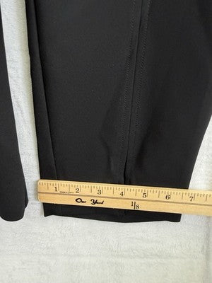 Chicos Brigitte Slim Ankle Pants 2.5 Black Pull On 14 Womens Nylon Stretch