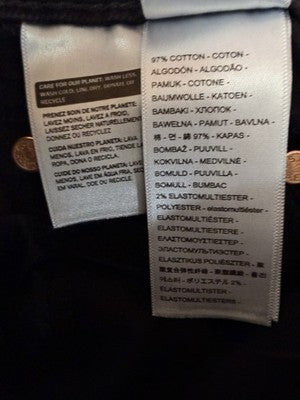 Levis Ribcage Straight Ankle Jeans 20W Womens Plus Size Black Levi’s New NWT