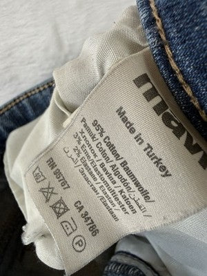 Mavi Ada Boyfriend Jeans 33 Blue Denim Womens Mid Rise Premium 33x27