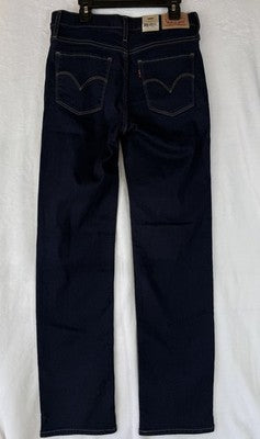 Levis Jeans Women Size 27 314 Shaping Straight Leg 27x30 Dark Blue Levi’s NWT