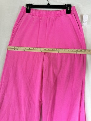 Gap Wide Leg Knit Pants Small Tall Pink Women Sweatpants New NWT