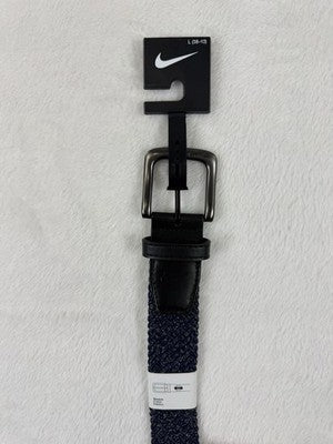 Nike G-Flex Woven Stretch Golf Belt Large Mens Blue 38 40 New NWT