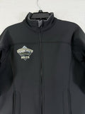 LL Bean Jacket Womens Small Black Outdoor Discovery School Fleece Lined Full Zip