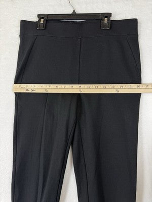 Ann Taylor Ponte Leggings Medium Black Knit Stretch Womens