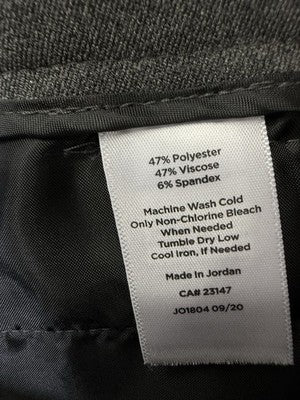 Talbots Refined Bi Stretch Pants 8 Womens Gray