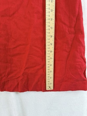Gap Linen Blend Halter Mini Dress XS Women Red Tie Neck Short Sleeveless New NWT