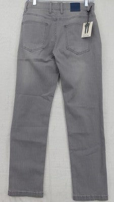 Mugsy Johnnys Jeans 28x30 Mens Gray Classic Straight Leg Stretch Denim New NWT
