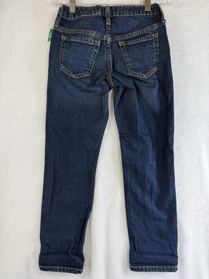 Gap Kids Girlfriend Jeans 7 Girls Dark Wash Blue New NWT
