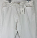 Frame Le High Flare 34 Jeans White Denim Womens New NWT