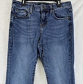 Aeropostale Mid Rise Boot Jeans Womens 8 Short Blue Denim 8S