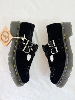 Doc Martens Size 8 Womens Shoes Velvet Vegan Studs 8065 Mary Jane Dr. NEW Rare