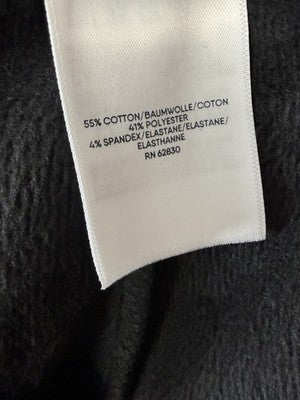 Lands End Serious Sweats Pants 2X Black High Rise Pull On Sweatpants Womens
