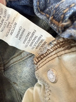 2 Pair The Children’s Place Boys Straight Jeans Size 14 Husky Blue Denim Lot