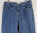 LL Bean Double L Fleece Lined Jeans 36x32 Mens Blue Classic Fit