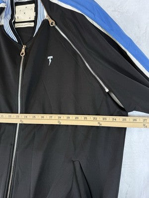 Tackma Jacket 2XL Mens Black Hip Hip Streetwear Zip Off Sleeves New NWT