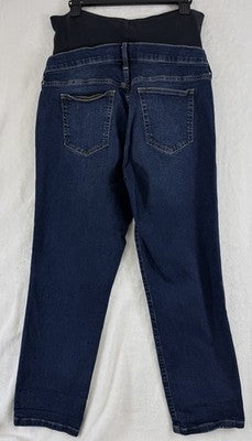 Gap Maternity Jeans 12 31 Maternity True Waistband Full Panel Girlfriend Blue