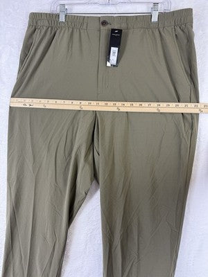 Banana Republic Pants Womens XL Airstretch Joggers Green High Rise Taper Leg New