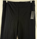 Jones New York XL Ponte Pants Black Pull On Straight Leg Mid Rise New
