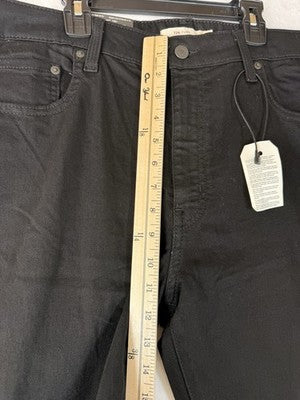 Levis 726 Flare Jeans 34 Women 34x34 Black Mid Rise Levi’s New NWT