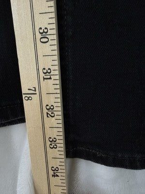 Levis Superlow Bootcut Jeans 28 Black 28x34 Womens Low Rise Boot Cut Levi’s New