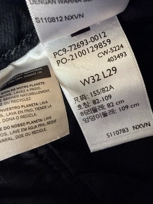 Levis Ribcage Straight Ankle Jeans 32 Womens 32x29 Black Levi’s New NWT