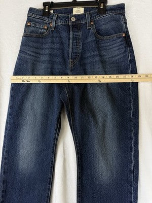 Levis 501 Curve Jeans 29 Womens Blue 29x30 Button Fly Mid Rise Levi’s
