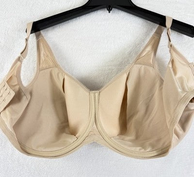 Wacoal Bra 44DD Basic Beauty Spacer Underwire T-Shirt Beige Womens