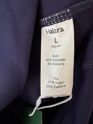 Halara Breezeful Skirt Large Blue Maxi High Waist Flowy Womens New NWT