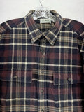 LL Bean Chamois Flannel Shirt XL Mens Button Up Long Sleeve Plaid Vintage 90s