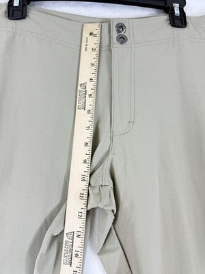 Cabelas Pants Womens 10 Triune Hiking Beige Tan Nylon Quick Dry New NWT