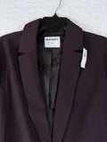 Old Navy Blazer Women Large Tall Plum Jacket Classic Stretch New NWT