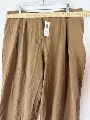 Chicos Skimmer Pants 2.5 US 14 Brown Soft Tencel Ultimate Fit Womens
