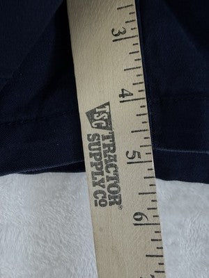 Old Navy OG Shorts Womens Medium Navy Blue 5.5” Elastic Back Flat Front