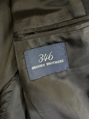 Brooks Brothers 100% Cashmere Jacket 39R Black Blazer Mens