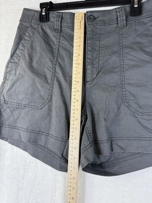 Old Navy OG Chino Shorts Large Womens Gray High Rise 4.5”