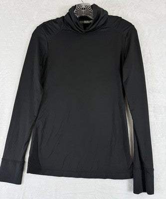 Athleta Top XS Black Long Sleeve Womens