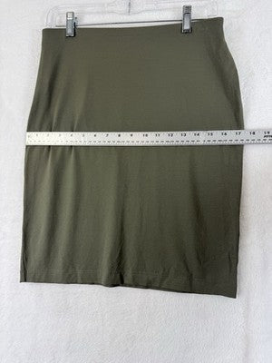 J Jill Wearever XS Petite Knit Skirt Pull On Green Short Stretch XSP