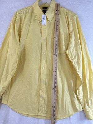 Gap Oxford Button Down Shirt Medium Mens Standard Fit Stretch New NWT