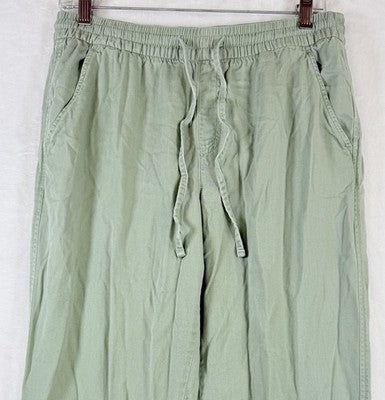 Gap Easy Pants Medium Womens Safe Green Lightweight Cotton Pull On
