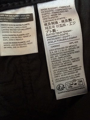 Levis 726 Flare Jeans 33 Women 33x34 Black Mid Rise Levi’s New NWT