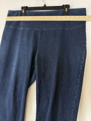 Women With Control Pants XL Pull On Navy Blue Prime Stretch Slimming