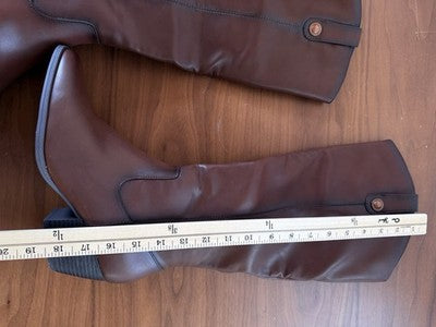 Frye and Co. Cowboy Boots 9.5 Womens Sheldon Stacked Heel New